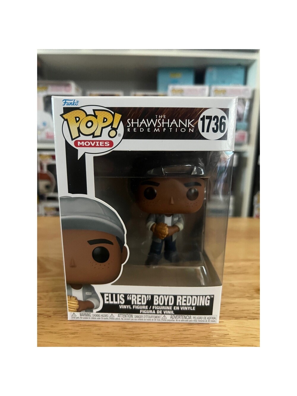 VAULTED Shawshank Redemption Ellis "Red" Boyd Redding Funko Pop #1736 Movies